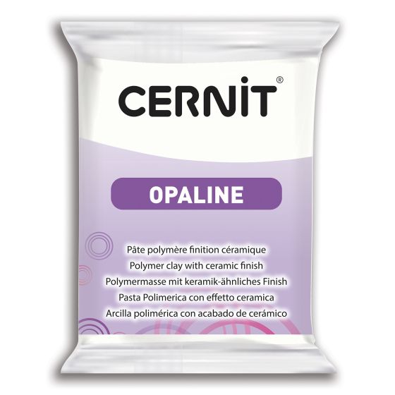 PATE POLYMERE CERNIT OPALINE 56G Couleur:BLANCIM#10024