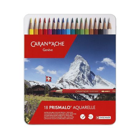 BOITE EN METAL 18 CRAYON PRISMALO