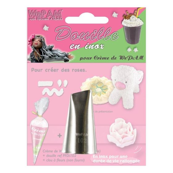 DOUILLE EN INOX CREATION DE MINI ROSE IM#10267