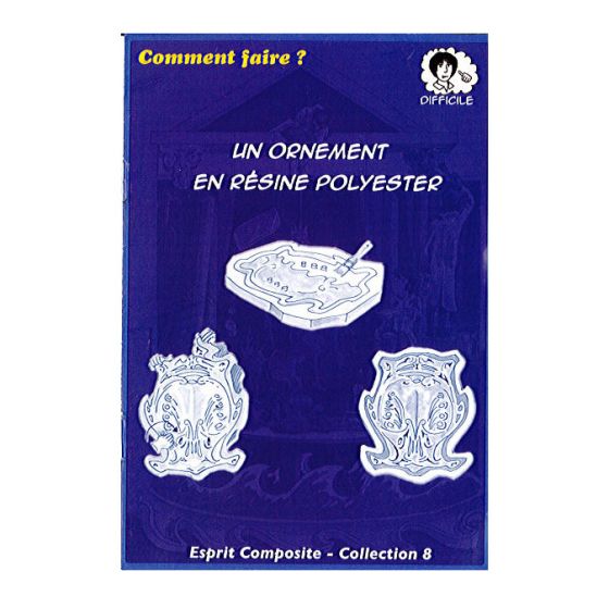 FICHE 08  ORNEMENT EN RESINE POLYESTER IM#10338