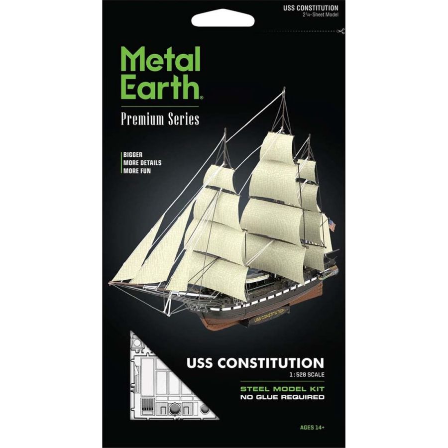 METAL EARTH  PREMIUM SERIES USS CONSTITUTION  IM#10367