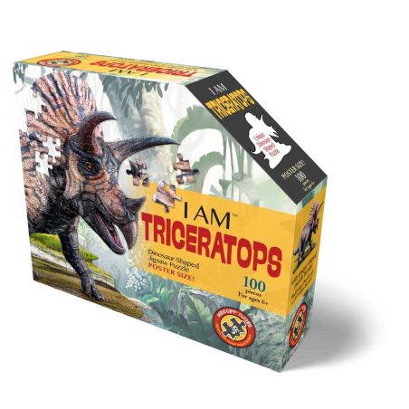 I AM PUZZLE JR TRICERATOPS 100 PIECES