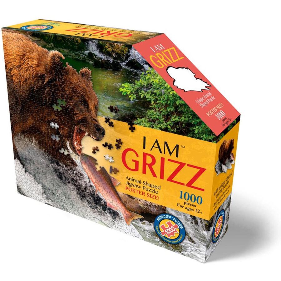 I AM PUZZLE GRIZZ 1000 PIECES IM#10509