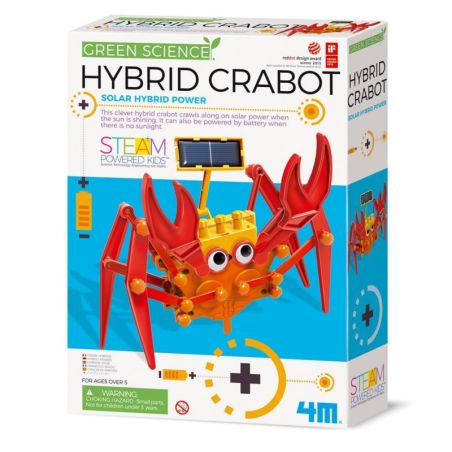 4M KIDZLABS GREEN SCIENCE SOLAIRE HYBRIDE CRABBE