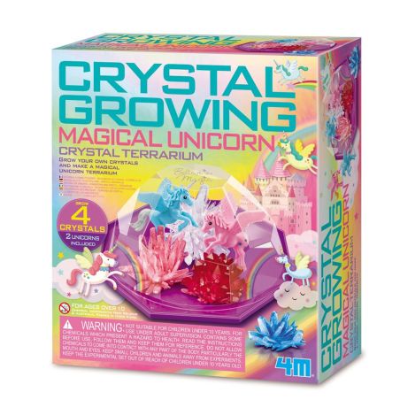 4M SCIENCE IN ACTION CRYSTAL GROWING - LICORNE TERRARIUM DE CRISTAL