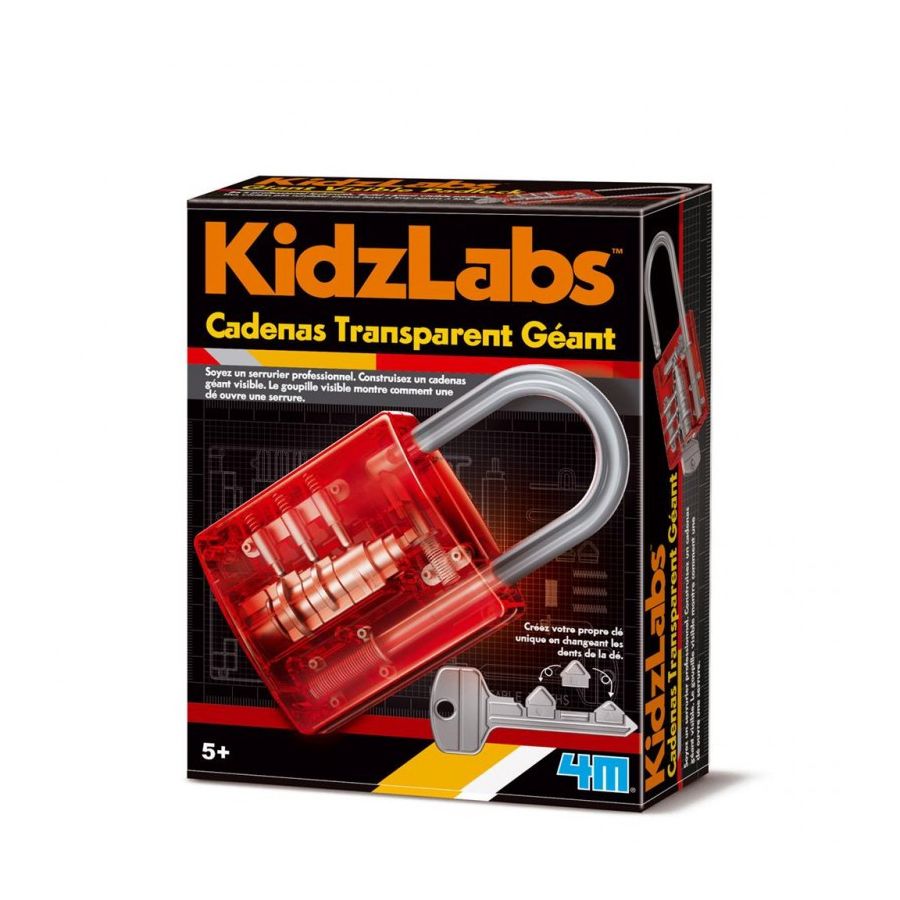 4M KIDZLABS  CADENAS TRANSPARENT GEANT IM#10605