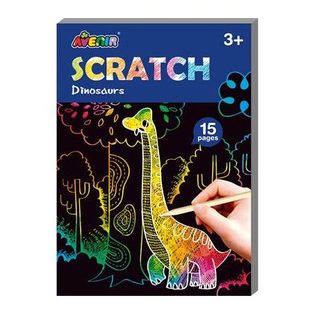 AVENIR SCRATCH  MINI LIVRE DINOSAURES