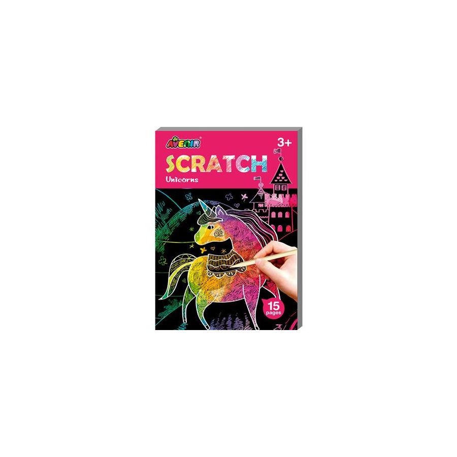 AVENIR SCRATCH  MINI LIVRE LICORNES  IM#10620