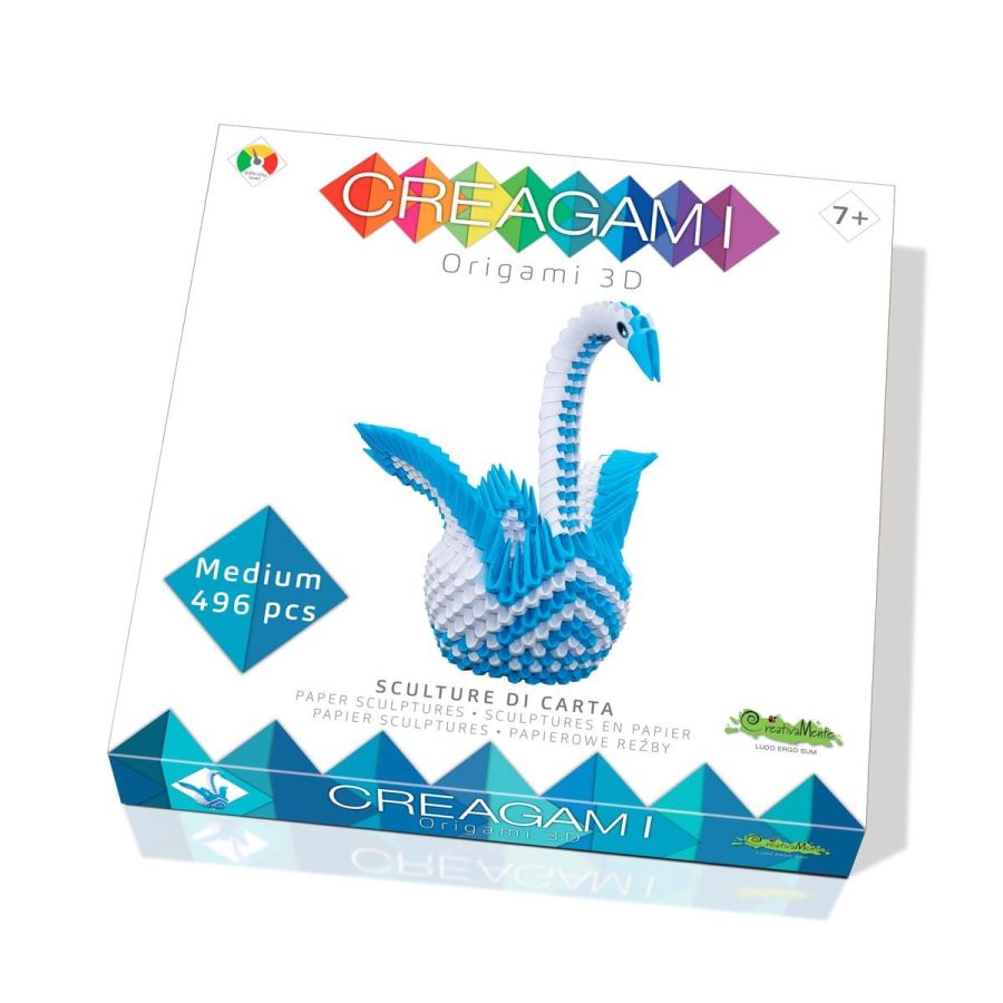 CREAGAMI M  CYGNE ORIGAMI 3D IM#10645