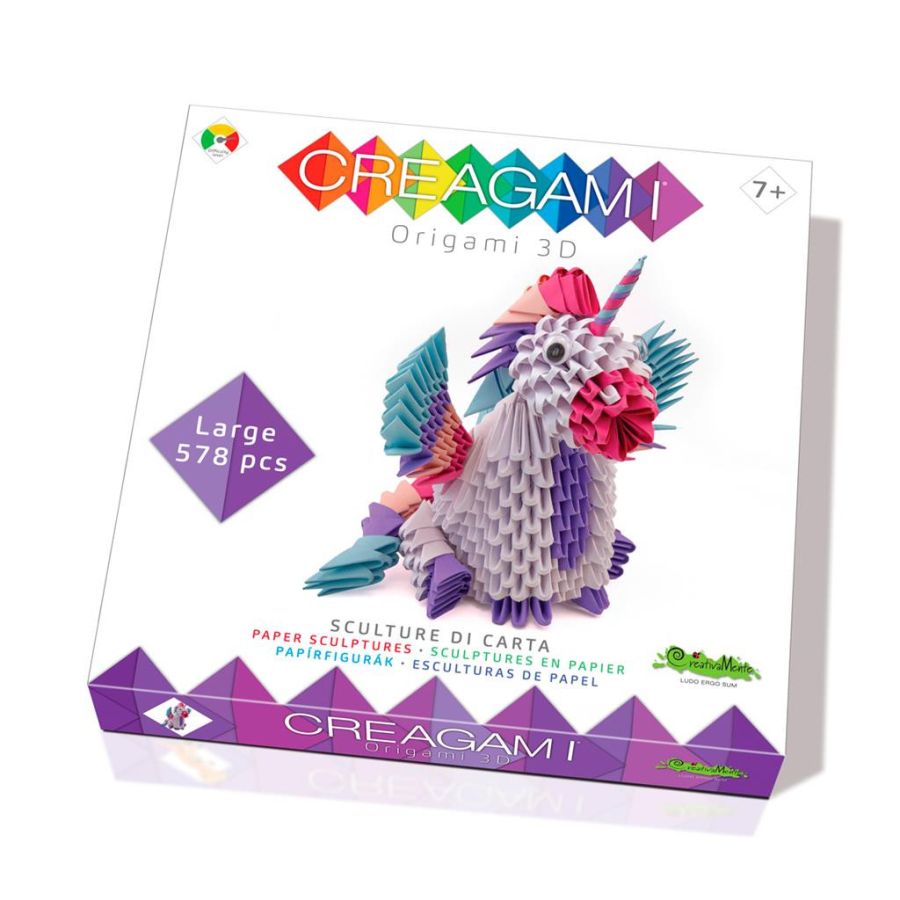 CREAGAMI L  LICORNE ORIGAMI 3D  IM#10650