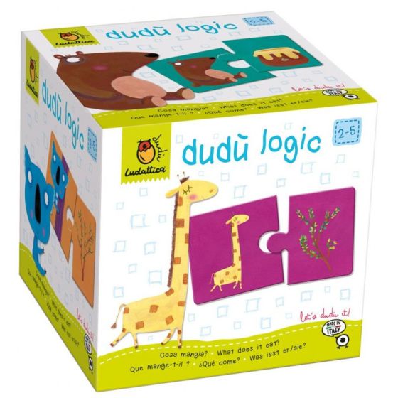 LUDATTICA DUDU PUZZLE  BABY LOGIC QUE MANGE-T-IL ? IM#10656