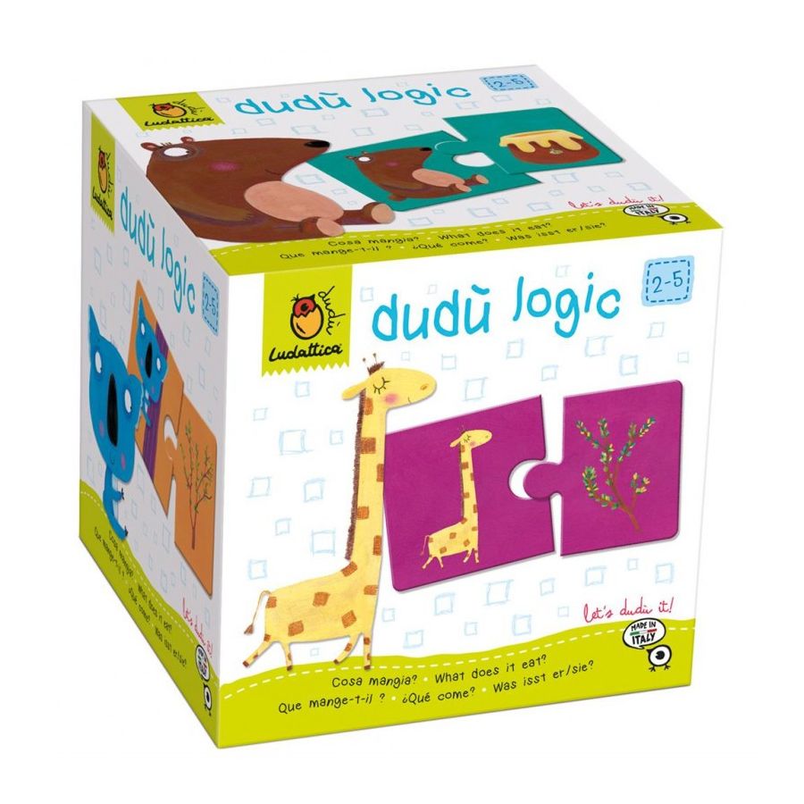 LUDATTICA DUDU PUZZLE  BABY LOGIC QUE MANGE-T-IL ? IM#10656