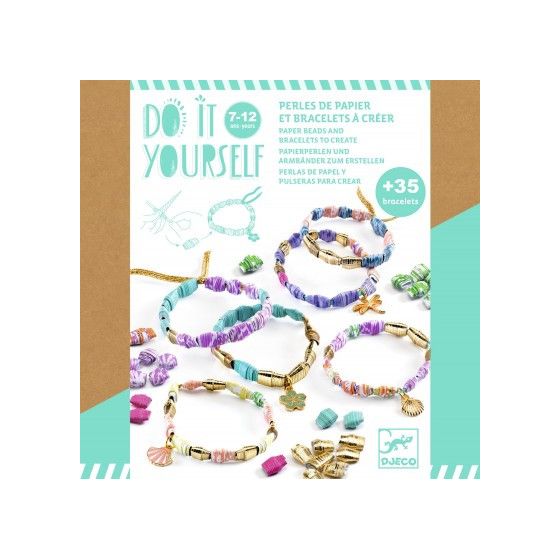 PERLES PAPIER DIY - CHICS ET DORES IM#10701