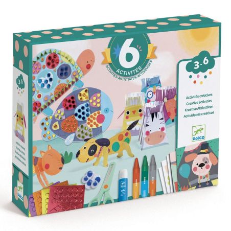 COFFRET MULTI ACTIVITES - LES ANIMAUX ET LEURS MAISONS