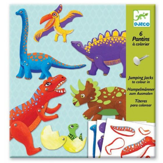 PANTINS A COLORIER - DINOSAURES IM#10761