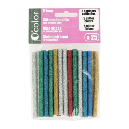 25 BATONS COLLE PAILLETEE 7 MM