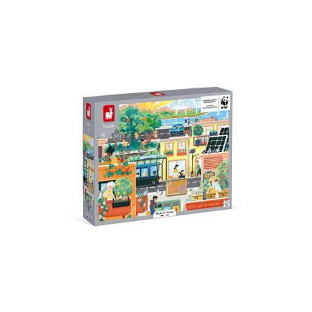 PUZZLE VILLE VERTE - 100 PIECES