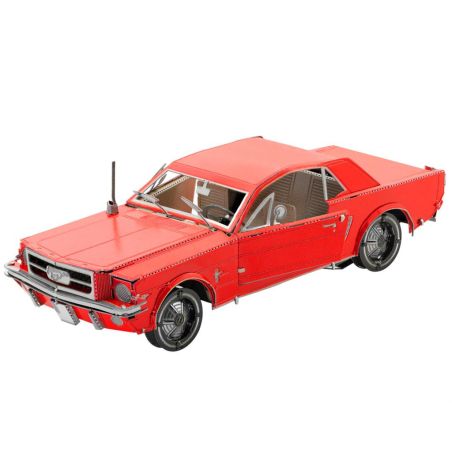 METALEARTH VEHICULES 1965 FORD MUSTANG COUPE ROUGE