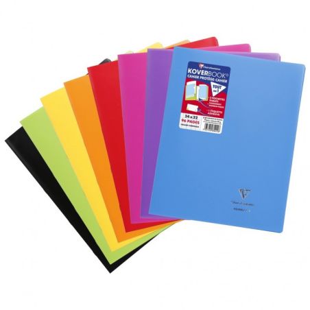 CAHIER KOVERBOOK PIQUE 24X32 CM 96 PAGES SEYES COLORIS ALEATOIRE