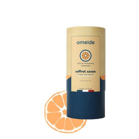 COFFRET SAVON OMEIDE - PEPS DE  MANDARINE