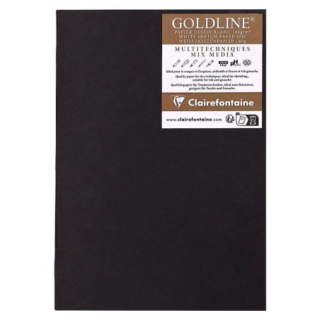 CARNET A DESSIN GOLDLINE 140G 20F 14,8X21