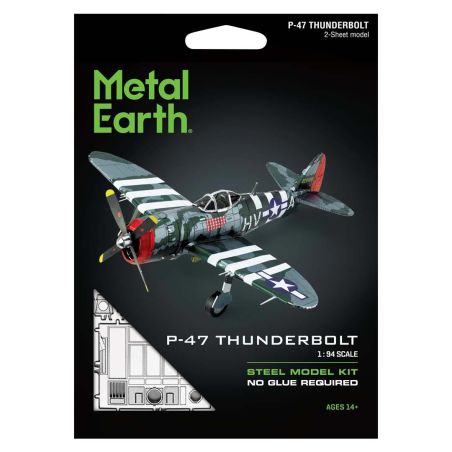 METAL EARTH  P-47 THUNDERBOLT