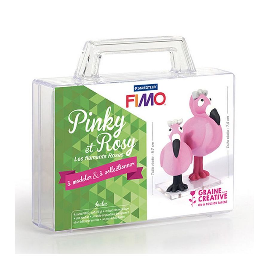 KIT FIGURINE FIMO PINKY & ROSY 