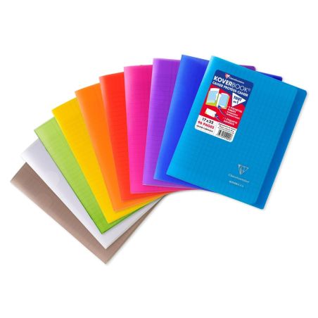 KOVERBOOK PIQUE POLYPROLENE TRANSPARENT 17 X 22 CM 96 PAGES