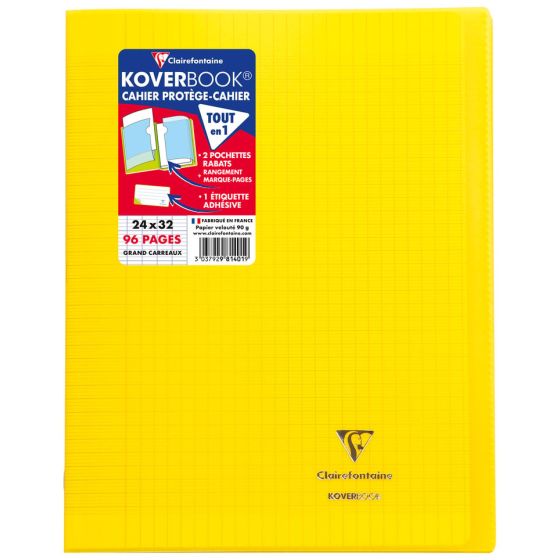 KOVERBOOK PIQUE POLYPROLENE TRANSPARENT 24 X 32 CM 96 PAGES IM#11430