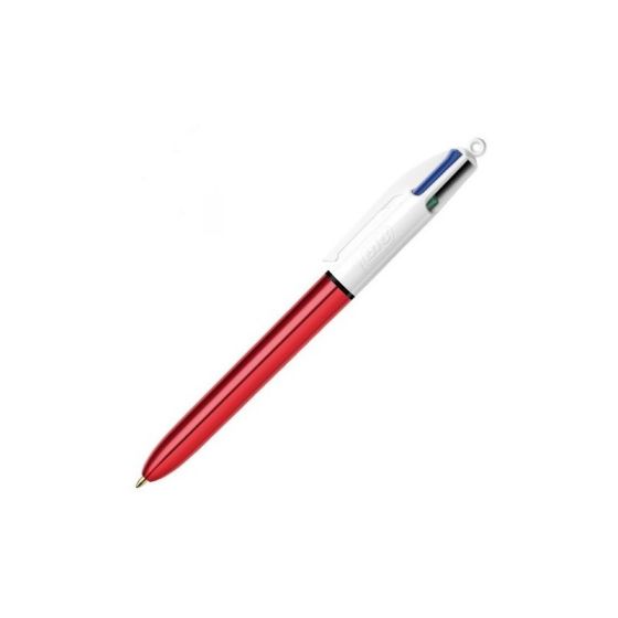 STYLO BILLE COULEURS SHINE - CORPS ROUGE IM#11634