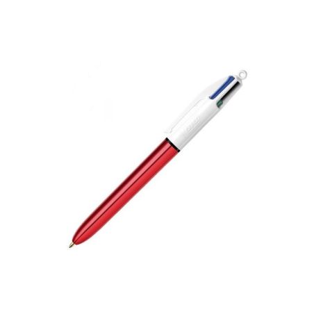 STYLO BILLE COULEURS SHINE - CORPS ROUGE