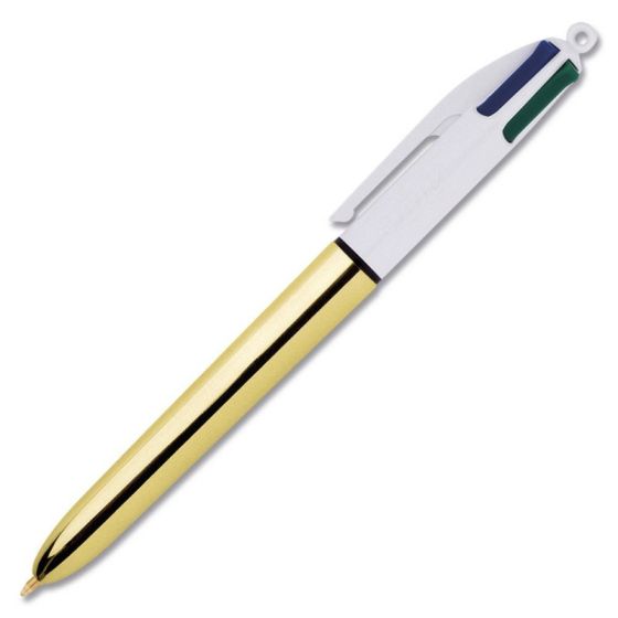 STYLO BILLE COULEURS SHINE - CORPS OR IM#11635