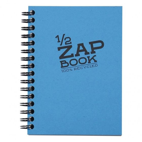 ZAP BOOK 1/2 SPIRALE 10,5 X 14,8 CM 80G 80 FEUILLES IM#11669