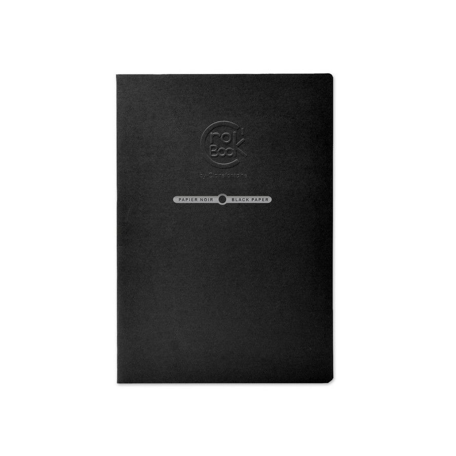 CROK'BOOK PAPIER NOIR A4 20 FEUILLES 120G  IM#11675