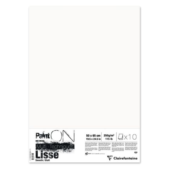 RAME PAINT'ON LISSE 50 X 65 CM 10 FEUILLES 250G IM#11685