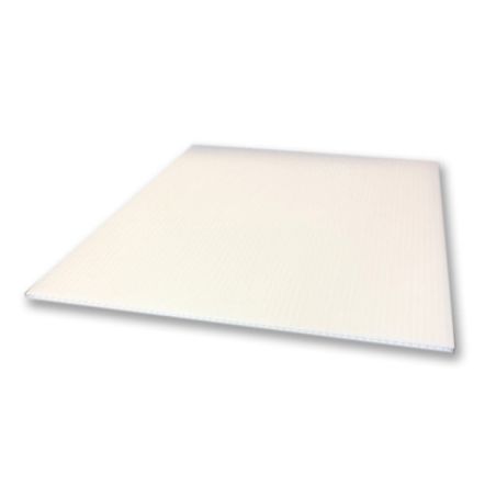 PLAQUE POLYPROPYLENE 550G BLANC 3MM 50X64CM