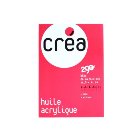 BLOC CREA HUILE / ACRYLIQUE 290G 20F