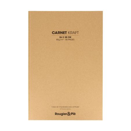 CARNET KRAFT 80G 50P