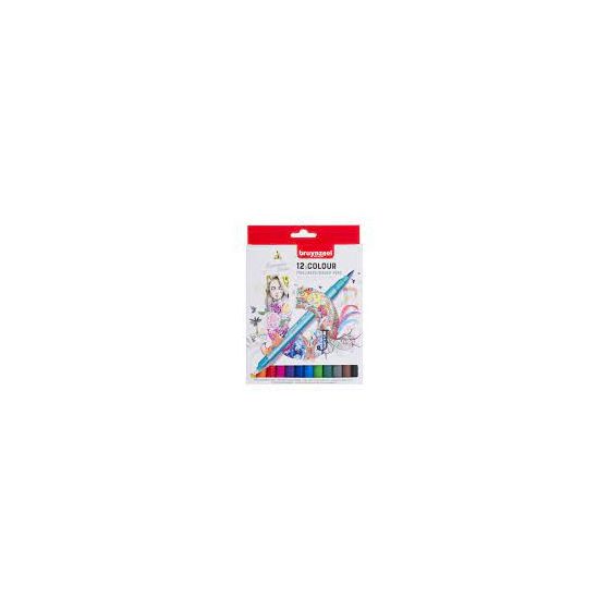 STYLO FINELINER BRUSH BRUYNZEEL SET Dimension:12