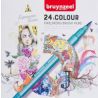 STYLO FINELINER BRUSH BRUYNZEEL SET