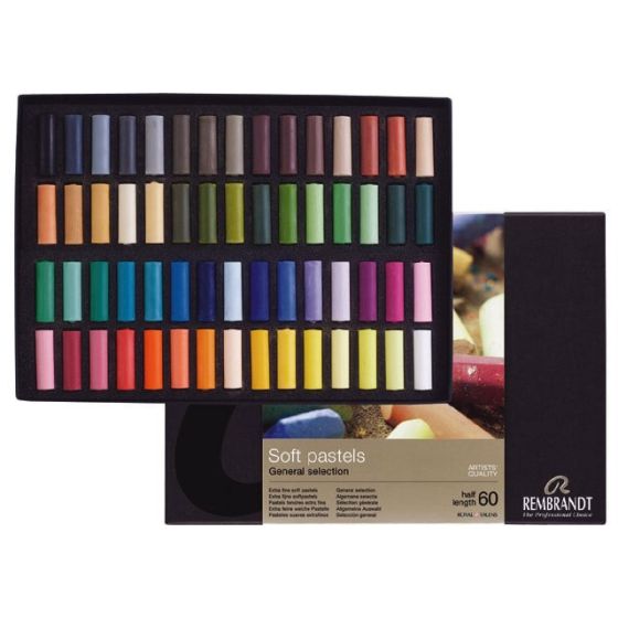 COFFRET DE 60 DEMI-PASTELS SECS 