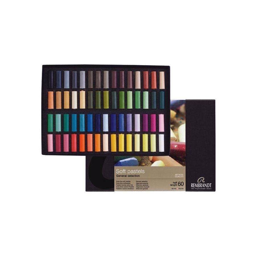 COFFRET DE 60 DEMI-PASTELS SECS 