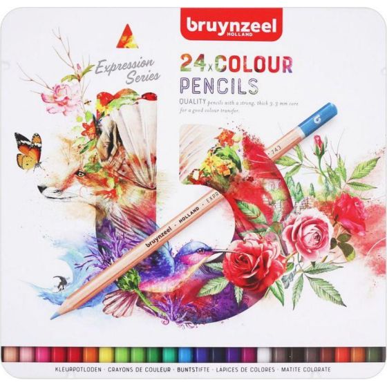 BRUYNZEEL EXPRESSION 24 CRAYON DE COULEURS 