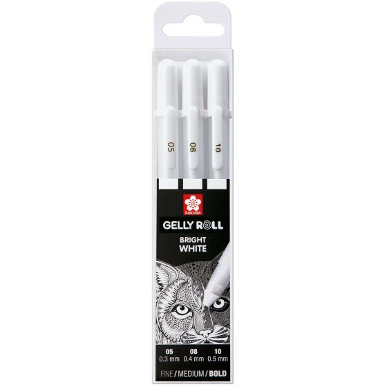 GELLY BASIC BLANC SET DE 3  