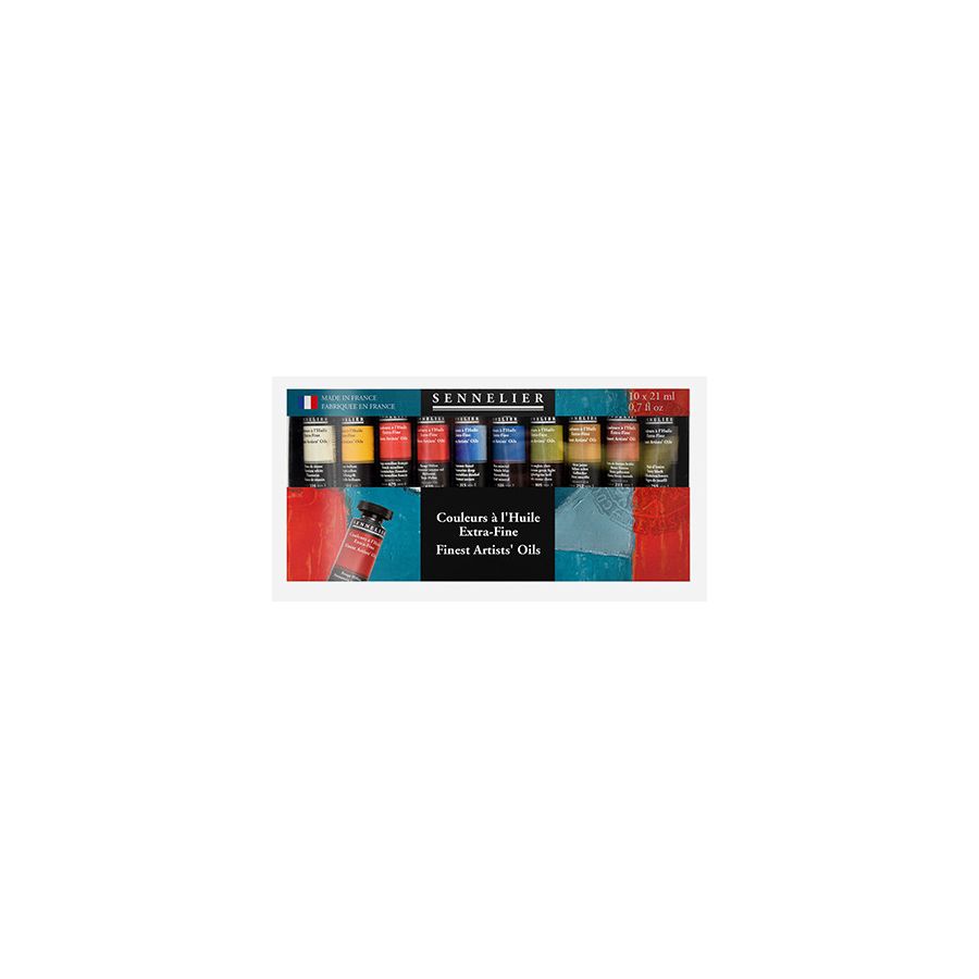 SET HUILE EXTRA FINE 10 X 21 ML SENNELIER 