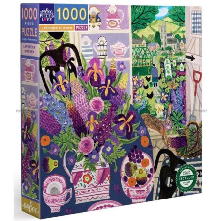 EEBOO - LAVENDER KITCHEN 1000 PIECES