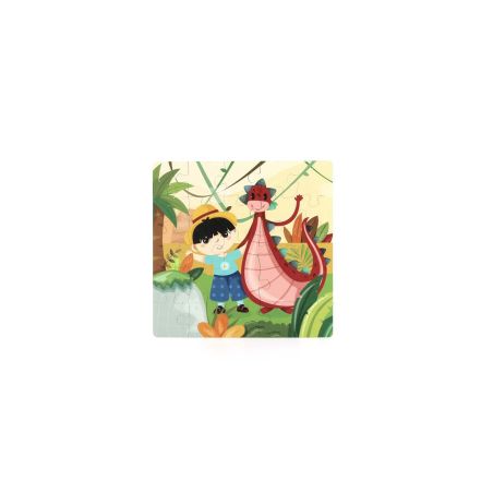 PUZZLE ENFANT EN BOIS 25 PIÈCES DINO