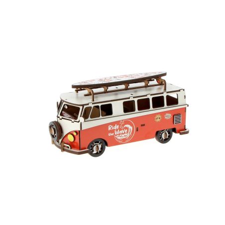 COMBI EN BOIS ROUGE