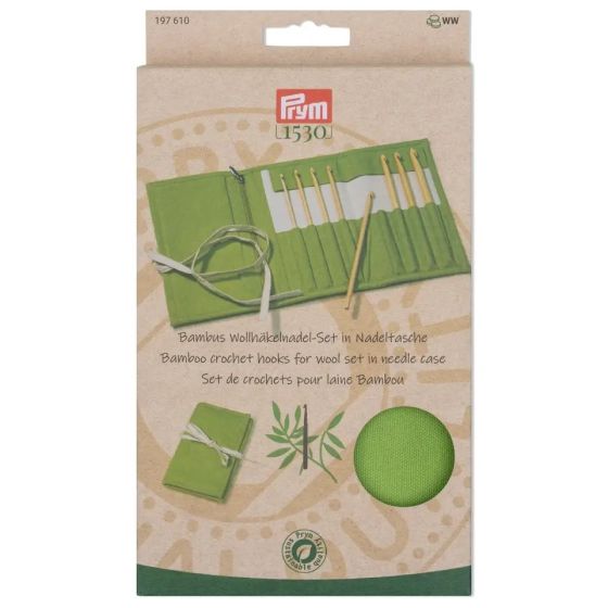 SET CROCHETS BAMBOU VERT 3,...