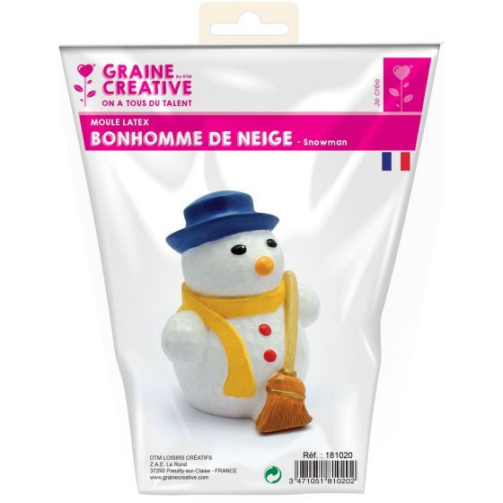 MOULE LATEX BONHOMME DE NEIGE